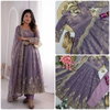 Ssc 718 Fandy Silk Embroidery Sequence Work Readymade Suits
